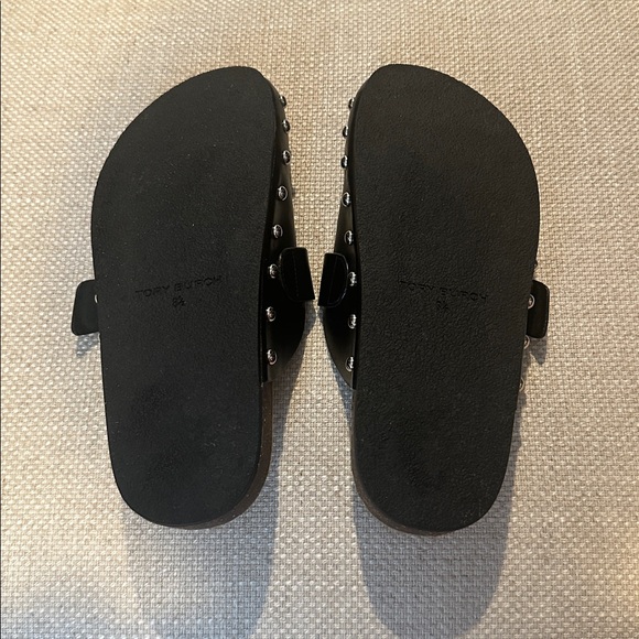 Tory Burch Mellow Studded Mule Black Size 8.5 - Picture 6 of 10